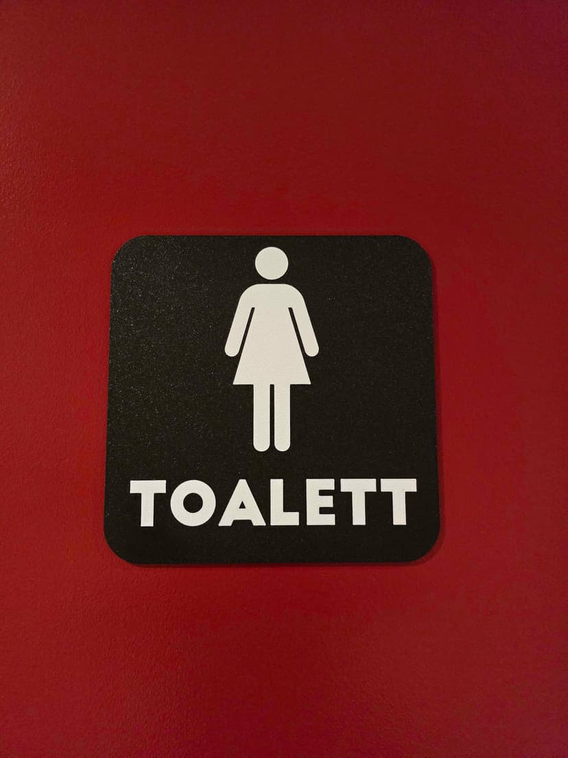 Toalettskilt